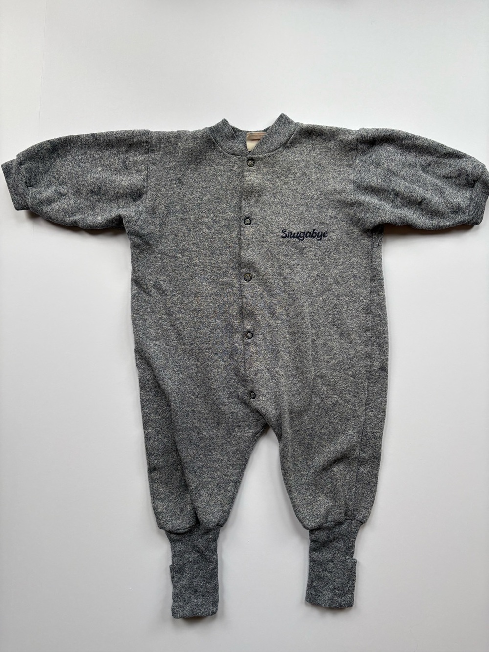 Vintage Heathered Snugabye footless sleeper